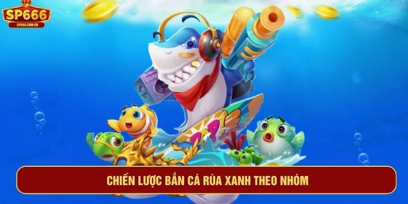 Chiến lược bắn cá rùa xanh theo nhóm