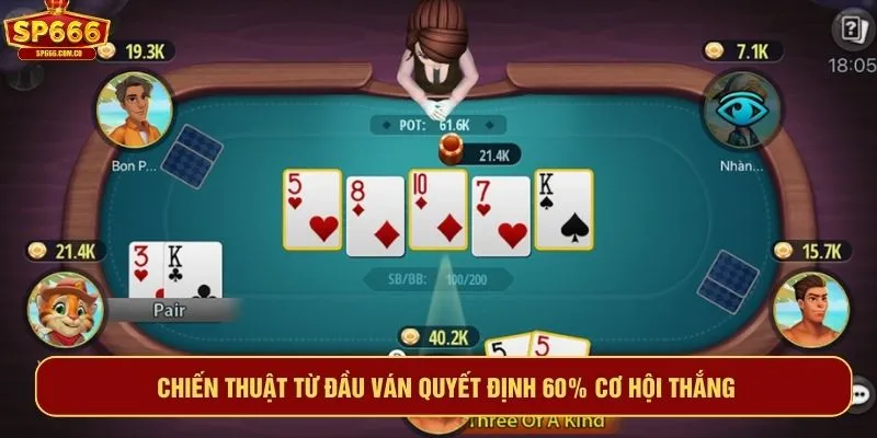 Chiến thuật từ đầu ván quyết định 60% cơ hội thắng