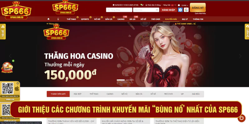 Giới thiệu các chương trình khuyến mãi “bùng nổ’ nhất của SP666