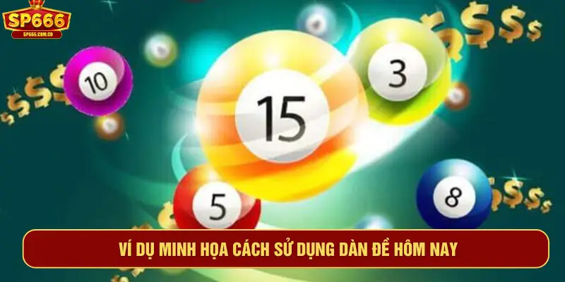 Ví dụ minh họa cách sử dụng dàn đề hôm nay